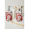 Poppies Ceramic Bathroom Accessories - LIFESTYLE (toothbrush holder & soap dispenser)