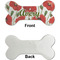Poppies Ceramic Flat Ornament - Bone Front & Back Single Print (APPROVAL)