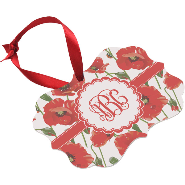 Poppies Christmas Ornament