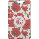 Poppies Clipboard (Legal Size) (Personalized)