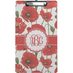 Poppies Clipboard (Legal Size) (Personalized)
