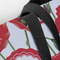 Poppies Closeup of Tote w/Black Handles