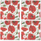 Poppies Cloth Napkins - Personalized Dinner (APPROVAL) Set of 4