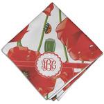 Poppies Cloth Dinner Napkin - Single w/ Monogram