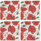 Poppies Cloth Napkins - Personalized Lunch (APPROVAL) Set of 4