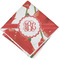 Poppies Cloth Napkins - Personalized Lunch (Folded Four Corners)