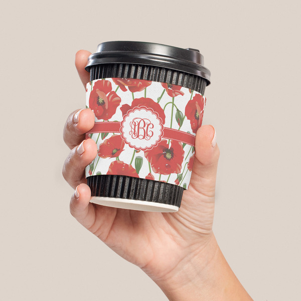 Poppies Coffee Cup Sleeve - LIFESTYLE
