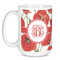 Poppies Coffee Mug - 15 oz - White