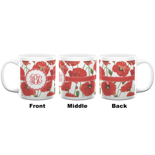 Poppies Coffee Mug - 20 oz - White APPROVAL