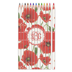 Poppies Colored Pencils (Personalized)