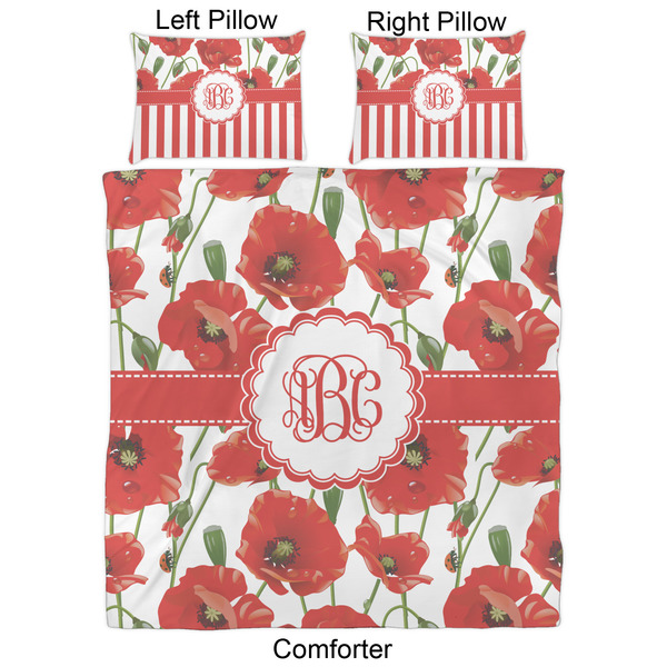 Poppies Comforter Set - Queen - Approval
