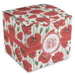 Poppies Cube Favor Gift Boxes (Personalized)