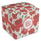 Poppies Cube Favor Gift Box - Front/Main