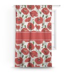 Poppies Curtain - 50"x84" Panel