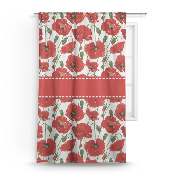Custom Poppies Curtain