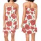 Poppies Custom Bath Wrap - Front & Back View