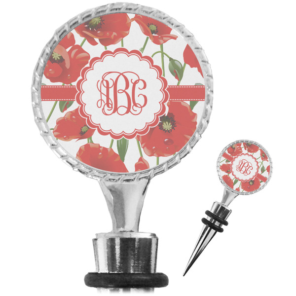 Custom Poppies Wine Bottle Stopper (Personalized)