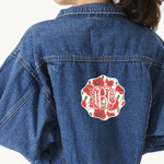 Poppies Twill Iron On Patch - Custom Shape - X-Large (Personalized)