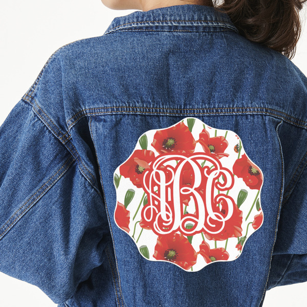 Custom Poppies Twill Iron On Patch - Custom Shape - 3XL (Personalized)