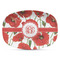 Poppies Plastic Platter - Microwave & Oven Safe Composite Polymer (Personalized)