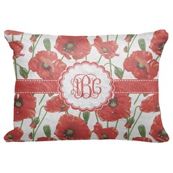 Poppies Decorative Baby Pillowcase - 16"x12" (Personalized)