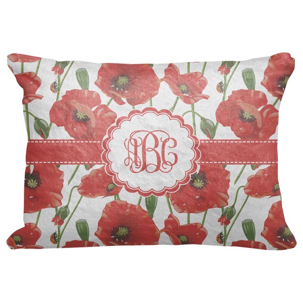 Custom Poppies Decorative Baby Pillowcase - 16"x12" (Personalized)