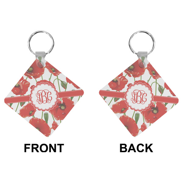 Poppies Diamond Keychain (Front + Back)