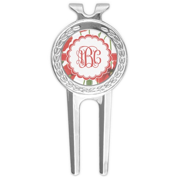 Custom Poppies Golf Divot Tool & Ball Marker (Personalized)