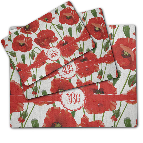 Poppies Dog Food Mat - MAIN (sm, med, lrg)