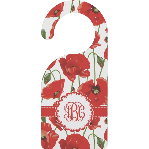 Custom Poppies Door Hanger (Personalized)