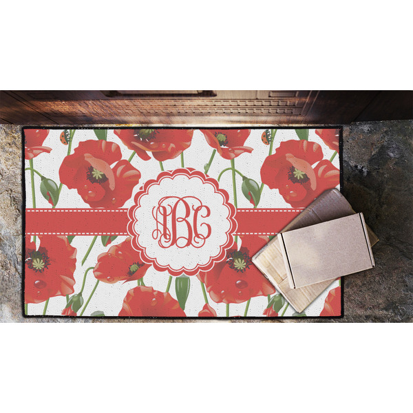 Poppies Door Mat - LIFESTYLE (Lrg)