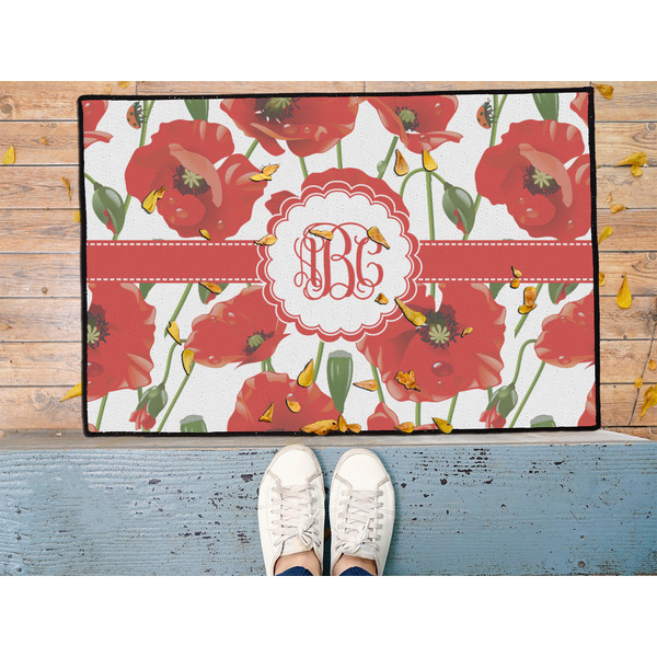 Poppies Door Mat - LIFESTYLE (Med)