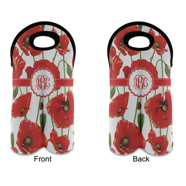 Poppies Double Wine Tote - APPROVAL (new)