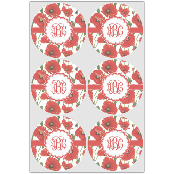 Poppies Drink Topper - Large - Set of 6