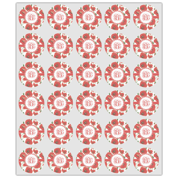 Poppies Drink Topper - XSmall - Set of 30