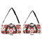 Poppies Duffle Bag Small and Large