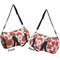 Poppies Duffle bag large front and back sides