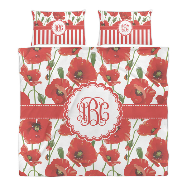 Poppies Duvet Cover Set - King - Alt Approval