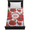 Poppies Duvet Cover - Twin - On Bed - No Prop