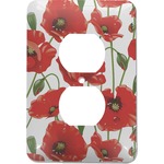 Poppies Electric Outlet Plate