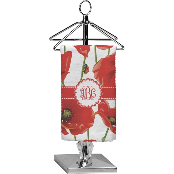 Custom Poppies Finger Tip Towel - Full Print (Personalized)