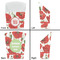 Poppies French Fry Favor Box - Front & Back View