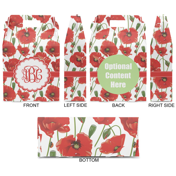 Poppies Gable Favor Box - Approval