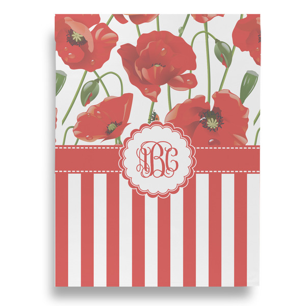 Poppies Garden Flags - Large - Double Sided - BACK