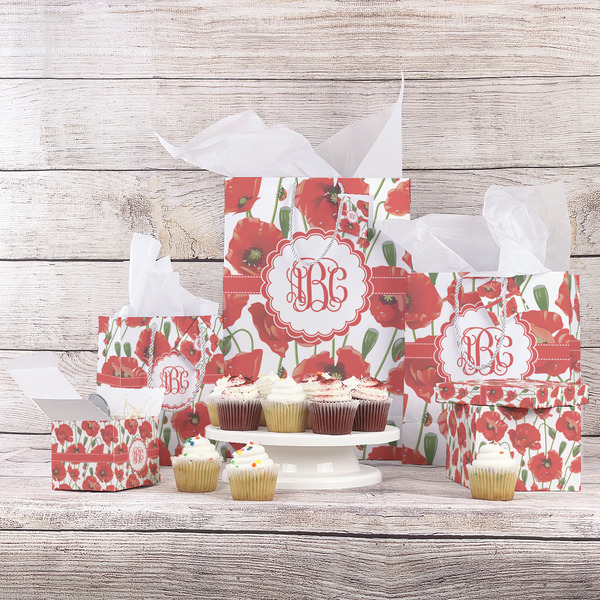 Poppies Gift Bags - In Context