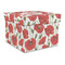 Poppies Gift Box with Lid - Canvas Wrapped - Large (Personalized)