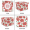 Poppies Gift Boxes with Lid - Canvas Wrapped - Small - Approval