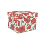 Poppies Gift Box with Lid - Canvas Wrapped - Small (Personalized)