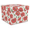 Poppies Gift Boxes with Lid - Canvas Wrapped - X-Large - Front/Main