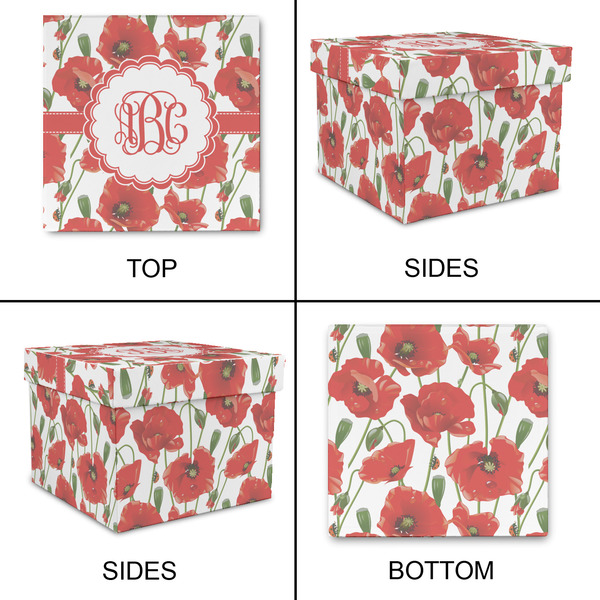 Poppies Gift Boxes with Lid - Canvas Wrapped - XX-Large - Approval